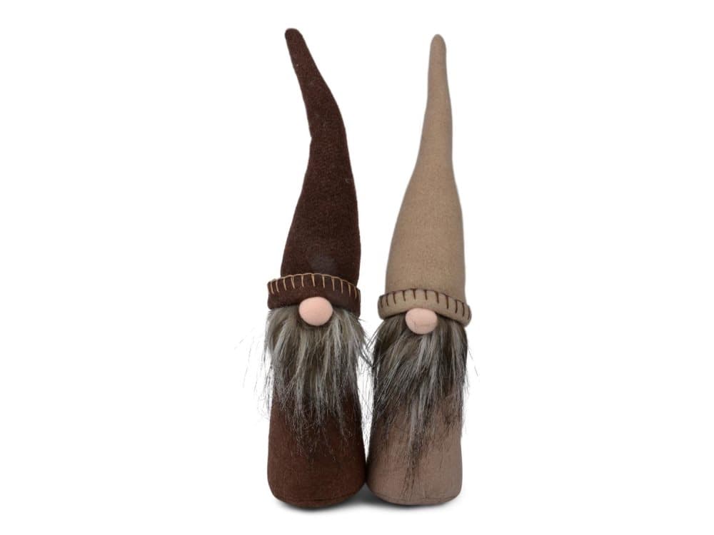 Tomte Brown / beige 2-pakkaus 33 cm