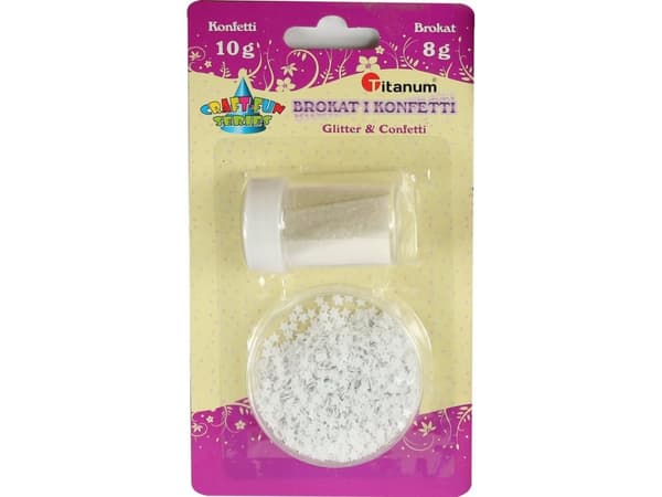 Titanum dekorativ 18 g vit