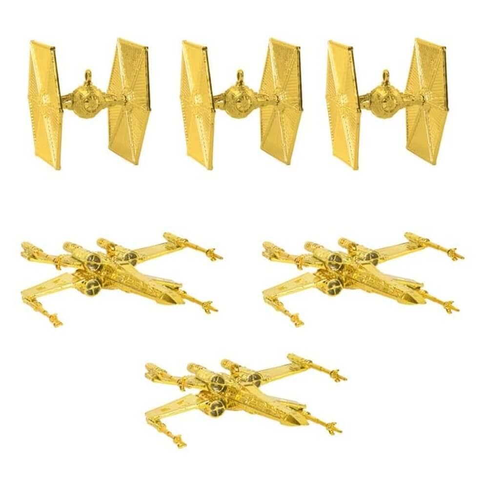 Julgransdekoration Star Wars (6st) - Guld