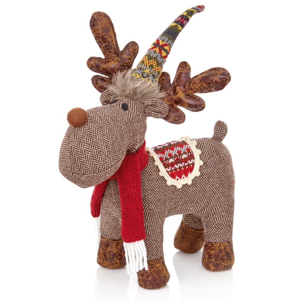 Christmas Shop Small Tweedy Standing Reindeer