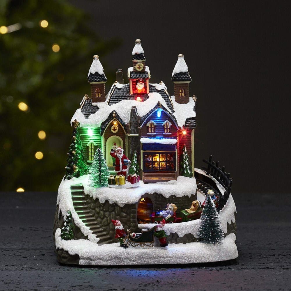 Julby nordpolen med roterande tåg