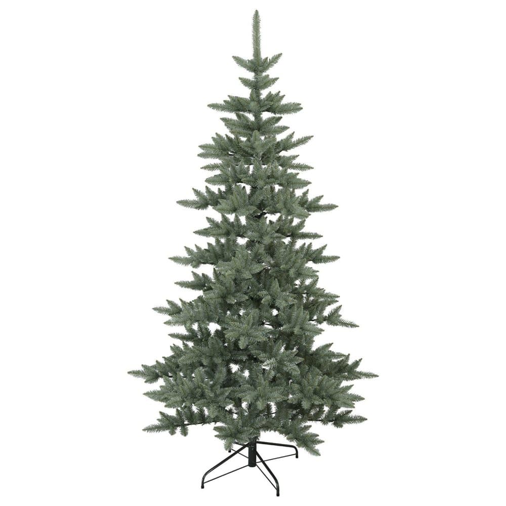 Regal blå konstgran/plastgran 225cm