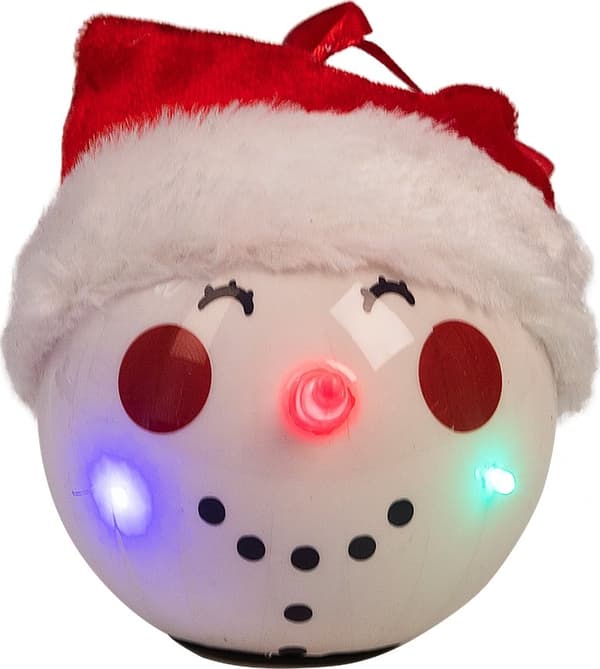 Julgranskula LED - Snögubbe