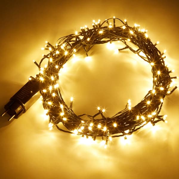 Lyskæde jul med 8 funktioner - 200