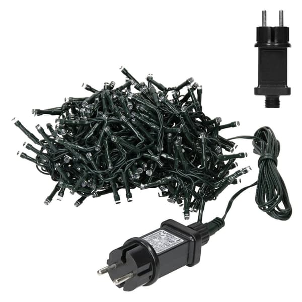 ECD Germany LED Light Curtain 6m 180 kylmävalkoinen LEDit, icecicle Fairy Lights LED Fairy valot verho joulujäähdytys verho, IP44 vedenpitävä