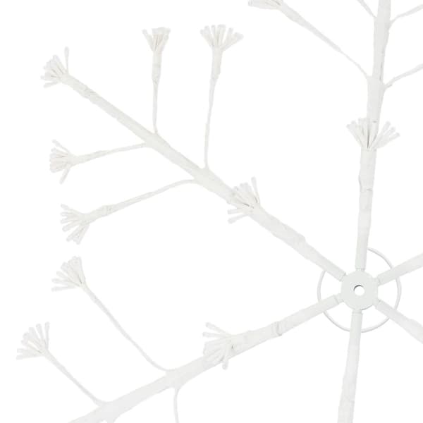 ECD Germany LED-lumihiutale 288 lämpimällä valkoisella LEDillä, 87cm, koristeellinen ripustettu jouluvalot sisälle / ulkopuolelle, IP44 vedenpitävä