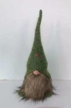Tomte Textil Grön 42 cm