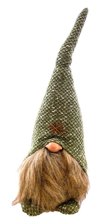 Tomte Textil Grön 42 cm