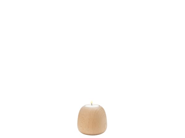 Stelton Ora kynttilänpidin 8cm pyökki puusta