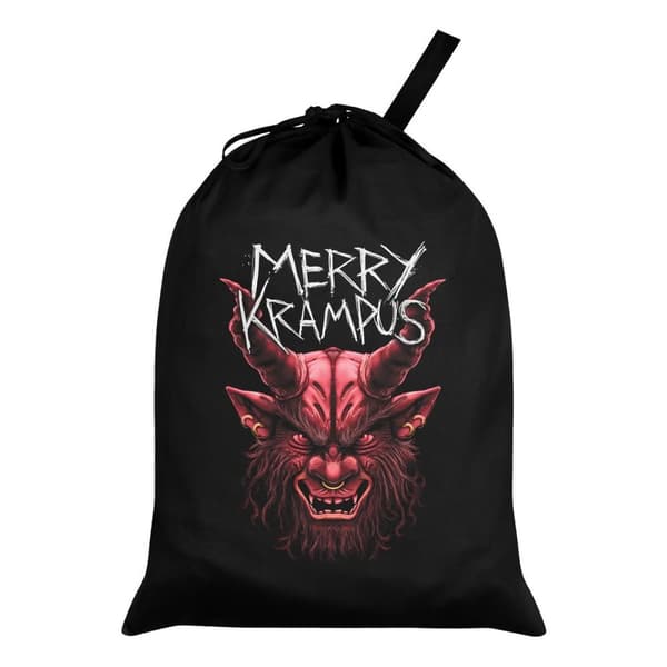 Grindstore Glædelig Krampus Santa Sack Black/Red/White One Size