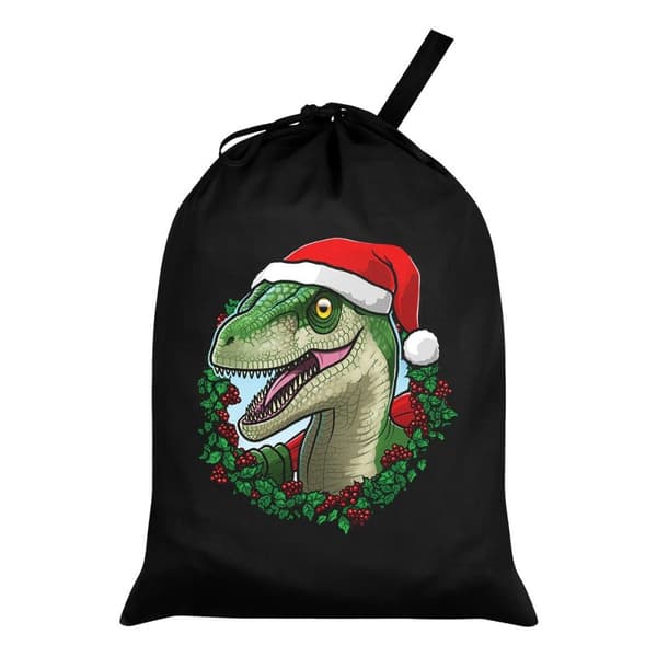 Grindstore Festlig Rex julemandssæk Black One Size