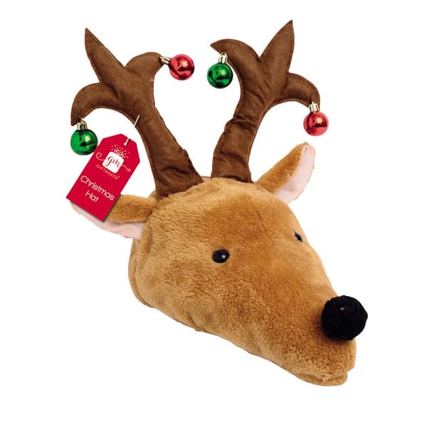 Giftmaker Rensdyr julehat Brown One Size
