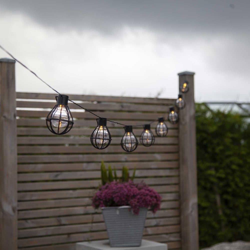 Ljusslinga Cage 8 LED för utomhusbruk