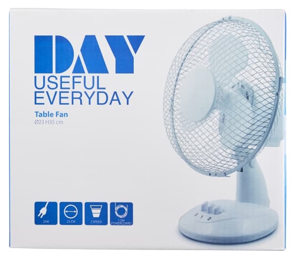 DAY - VENTILATOR Ø23H35CM T/BORD 25W