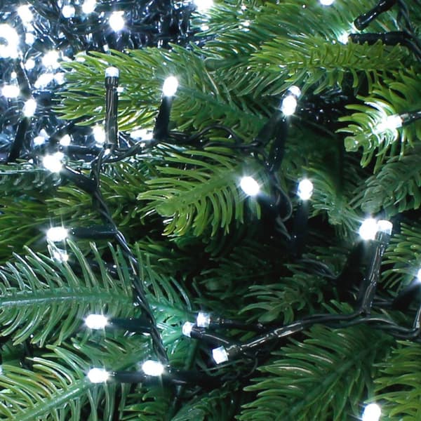 Joulukuusen koristelu LED-valoketju 24m valkoinen 1200 LED-lamput