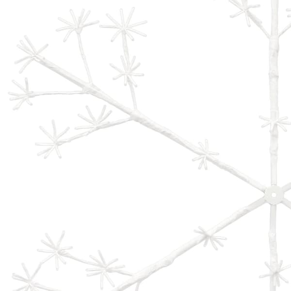 Joulukoriste LED lumihiutale 384 lämpimän valkoista LEDiä IP44 120 cm