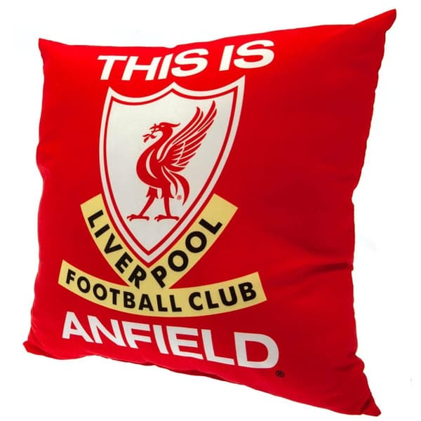 Liverpool FC This Is Anfield Filled Cushion Red/White 35cm x 35cm