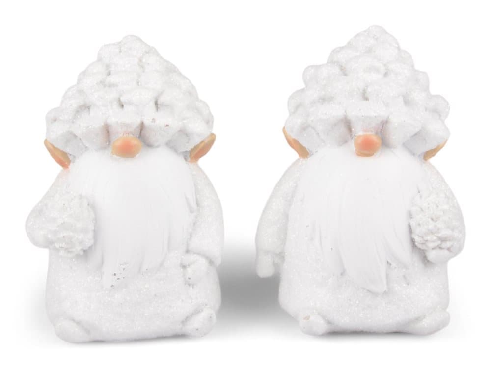 Tomte Kottis Vit 8 cm