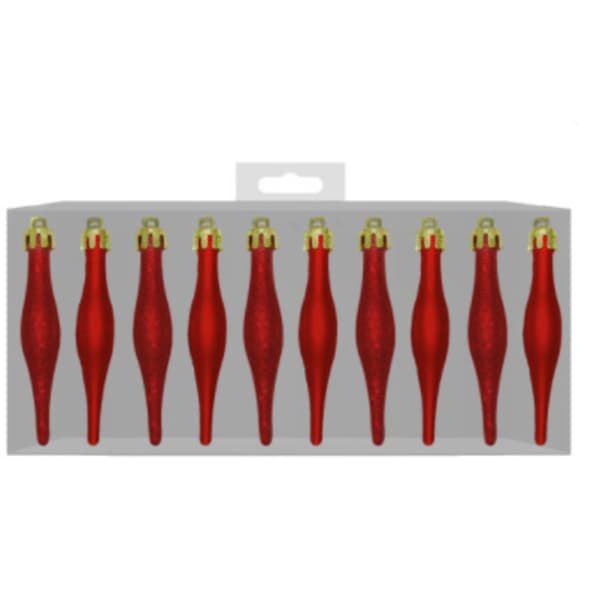 Scream Machine Droplet Julklapp (förpackning med 10 st) Red One Size