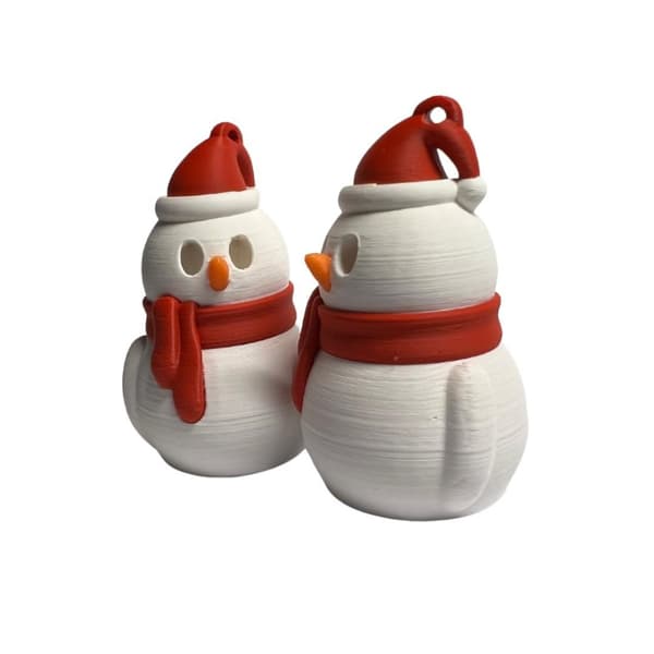 Snögubbe jultomten med ben nyckelring julgran dekoration
