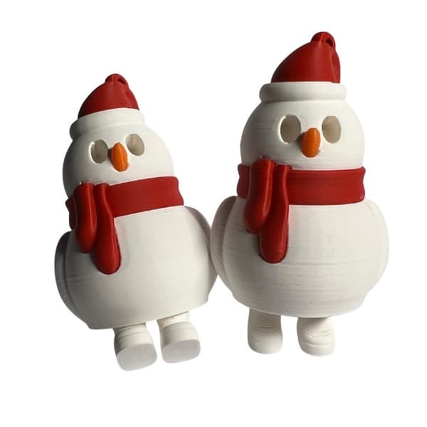 Snögubbe jultomten med ben nyckelring julgran dekoration
