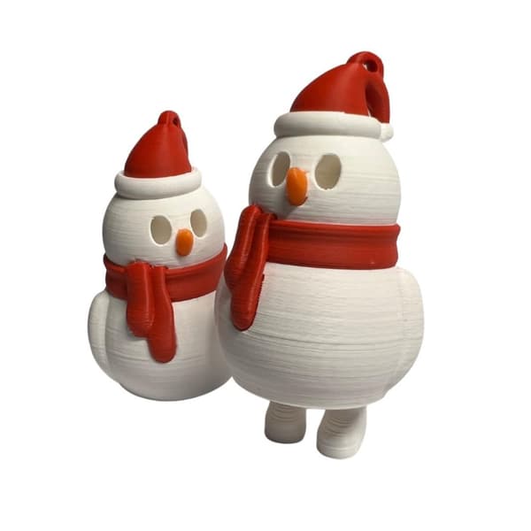 Snögubbe jultomten med ben nyckelring julgran dekoration