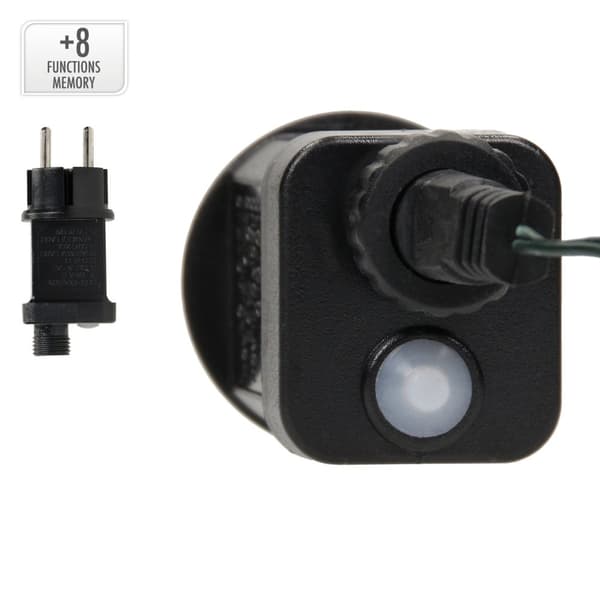 Julgransdekorationer LED Micro Cluster-ljuskedja 18 m med 600 varmvita lysdioder och 8 funktioner