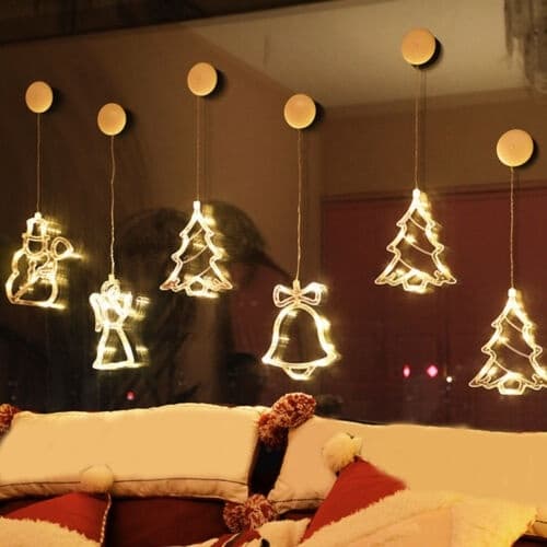 LED-lampa för julen, Tomte