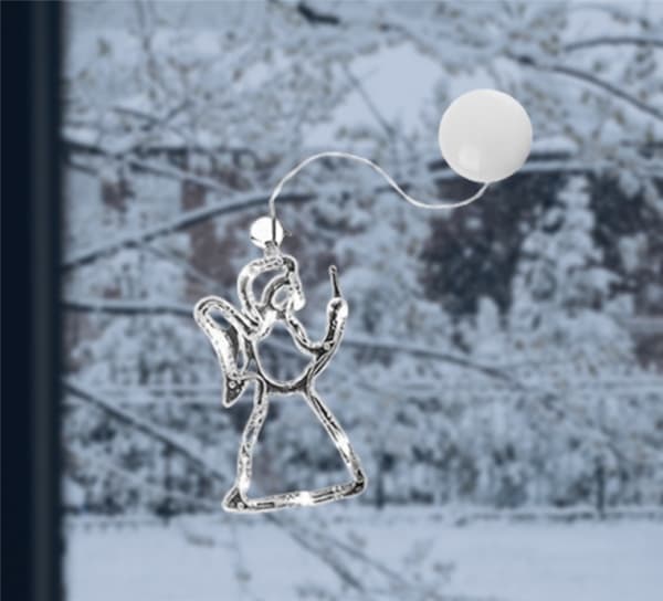 LED-lampa för julen, Ängel