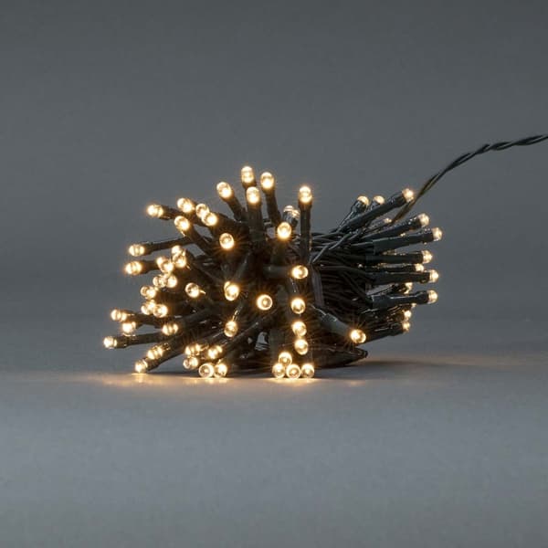 Nedis Julebelysning | Snor | 96 LED's | Varm Hvid | 7.20 m | Lyseffekter: 7 | Indendørs eller udendørs | Batteri