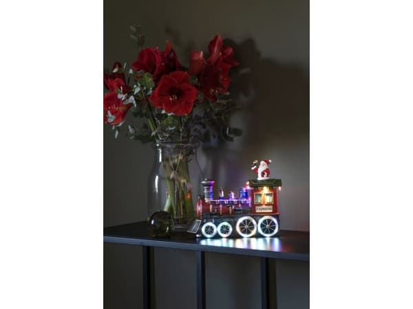 Konstsmide 4258-000 LED-Szenerie Lokomotiv Flerfarvet LED (RGB) Flerfarvet med Kontakt, med Musikk