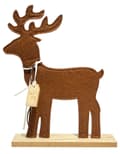 Miniatyrbild 1 av 2: Ren Brun Textil 24 cm