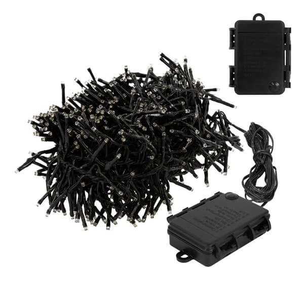LED-ljuskedja 1,4 m med 192 LED-lampor Varmvit IP44