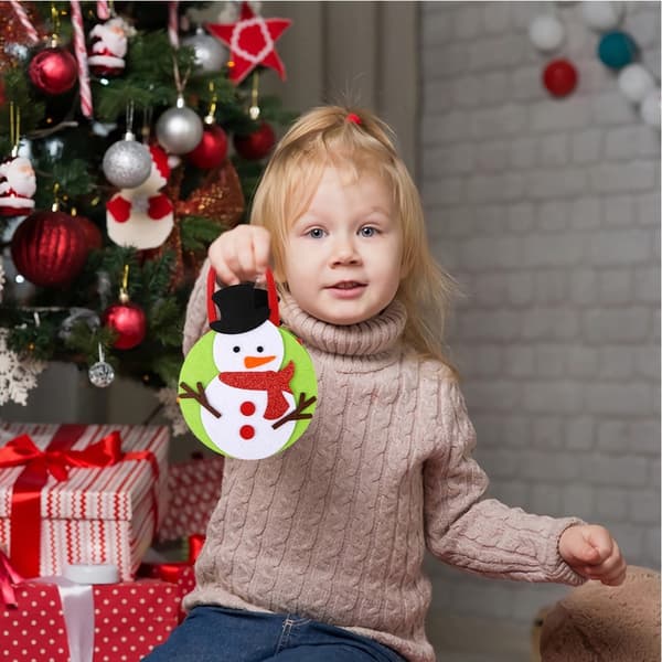 Christmas Jul Godis Kakor Väska Julklapp Present - Snögubbe