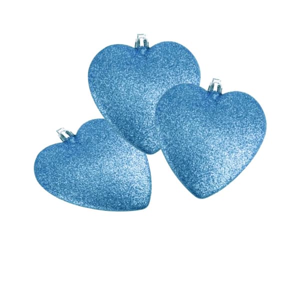 Davies Products Glittrande hjärtan (3-pack)