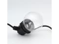 Miniatyrbild 2 av 2: RealPower 463614, 12 Lampor, LED, Varmvit, 2200 K, Inomhus/utomhus, Svart