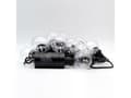 Miniatyrbild 1 av 2: RealPower 463614, 12 Lampor, LED, Varmvit, 2200 K, Inomhus/utomhus, Svart