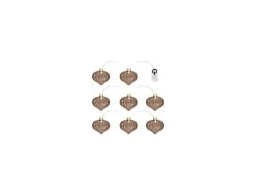 Sirius Home Millie Garland, Kjede, Brun, 8 ampuller, Batteri, AA, 1300 mm