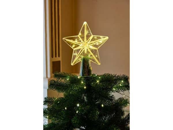 Sirius Home 37700, Figur, Gjennomsiktig, Glass, Star, 20 lamper, LED