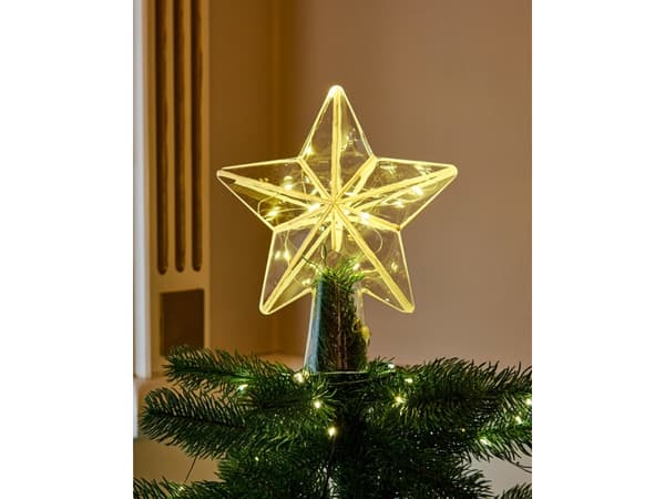 Sirius Home 37700, Figur, Gjennomsiktig, Glass, Star, 20 lamper, LED