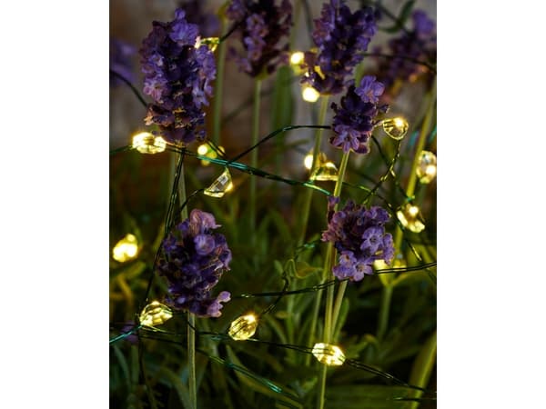 Sirius Home Maggie, Kjede, Grønn, 40 ampuller, LED, Batteri, AA
