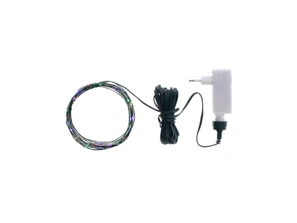 Sirius Knirke Lyskæde 80 LED - Multi/Grøn