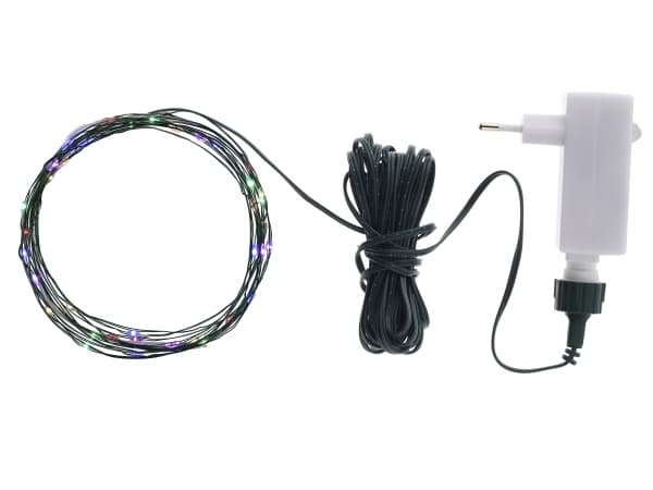 Sirius Knirke Lyskæde 80 LED - Multi/Grøn
