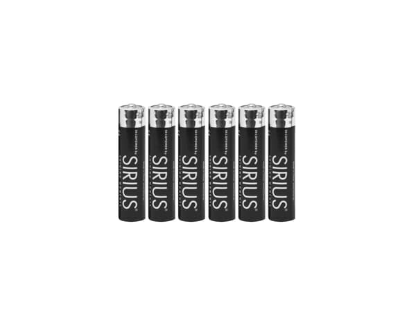 Sirius DecoPower AAA Batteri - 6 stk