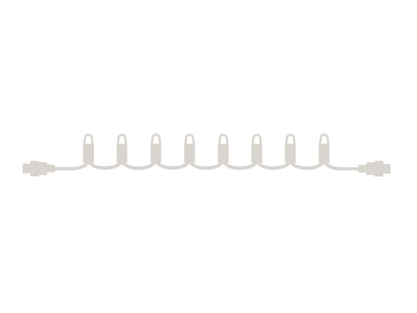 Sirius Home Top-Line, Koristevaloketju, Valkoinen, Joustava, 50 lamppua, LED, 1,5 W