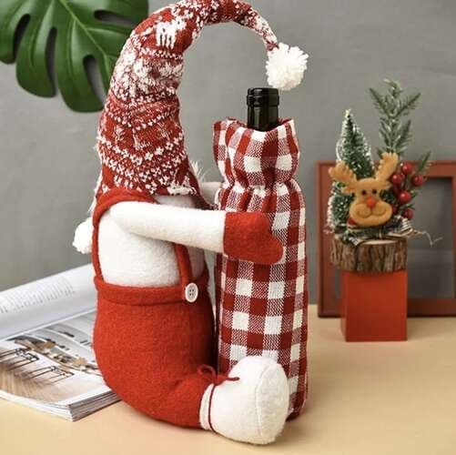 Jultomte med flaskpåse Ruhhy 22508