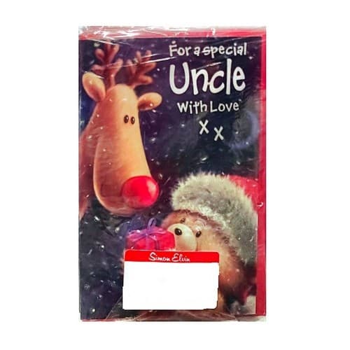 Simon Elvin For A Special Uncle Christmas Card (Pack of 12) Multicoloured One Size