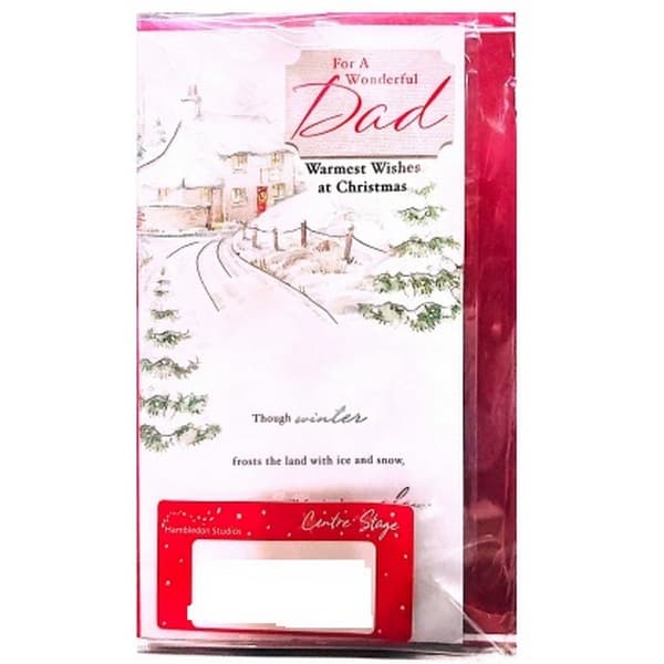 Simon Elvin For A Wonderful Dad Christmas Card (Pack of 6) Multicoloured One Size