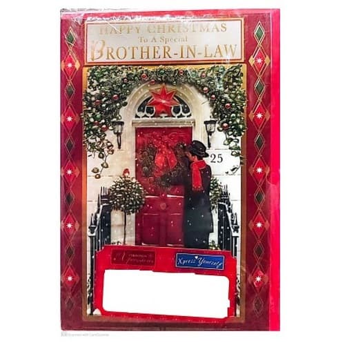Simon Elvin To A Special Brother In Law Christmas Card (Pack of 6) Multicoloured One Size