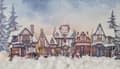 Miniatyrbild 1 av 11: Hollybrook Julby 160 cm Långt bysceneri med Anpassningsbar Layout